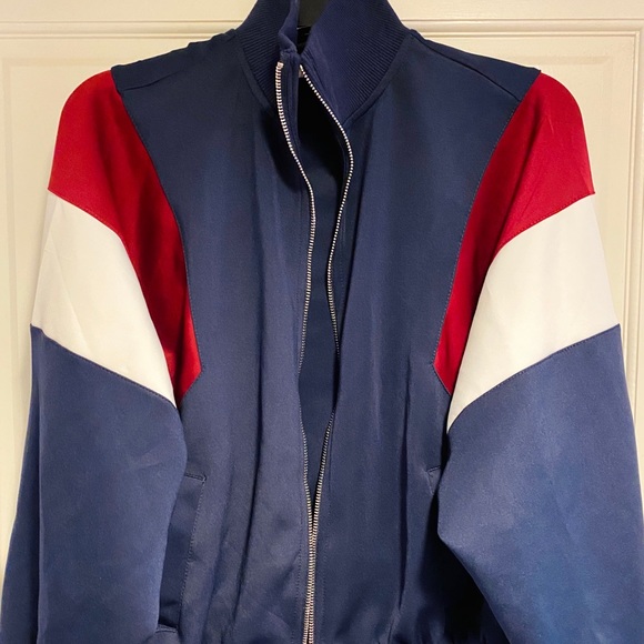 Bershka Color Block Bomber Jacket - Picture 4 of 5